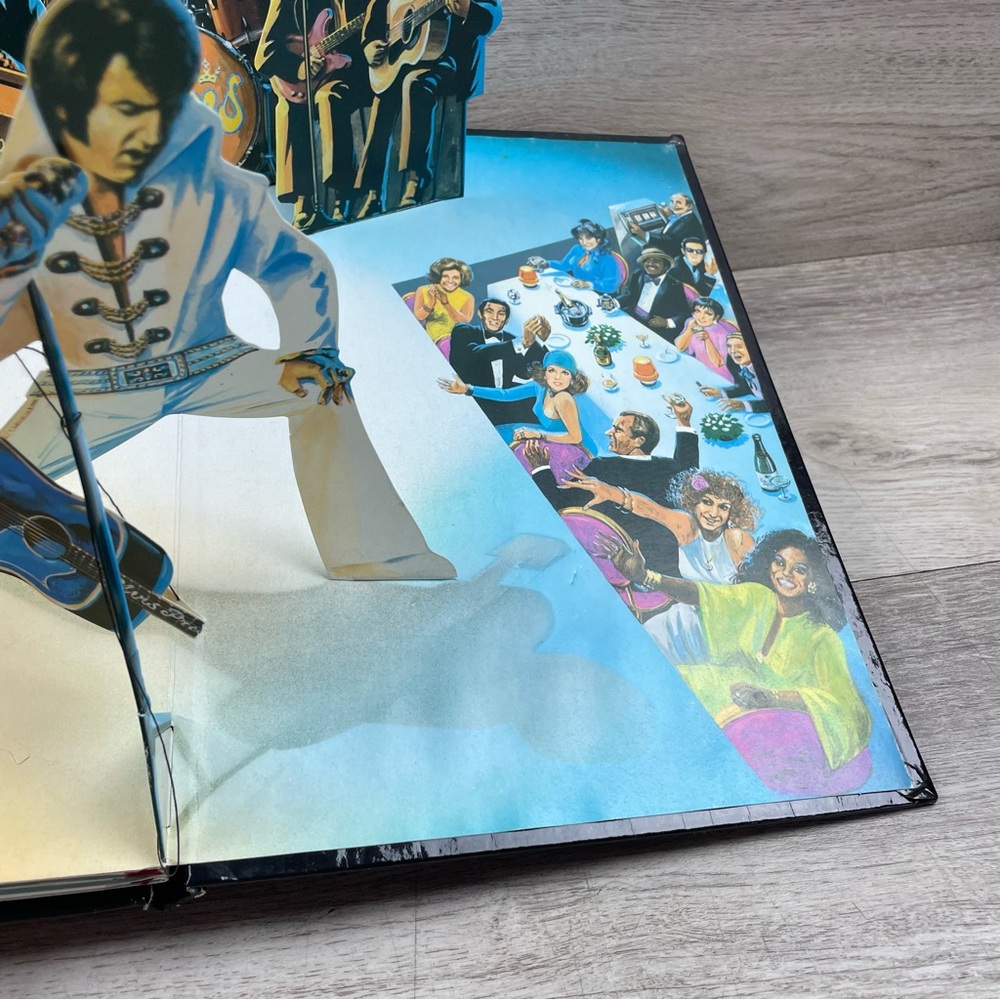 1985 Elvis Musical Pop Up Book By Bonanza 5 Double Pop-Ups (No music) - Picture 13 of 13
